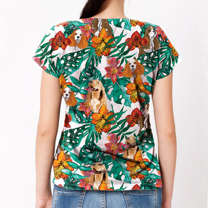 Amerikanischer Cocker Spaniel - Hawaii-T-Shirt V1