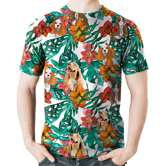 Cocker américain - T-Shirt hawaïen V1