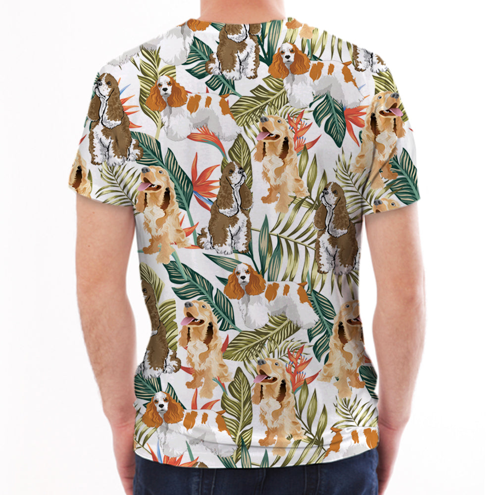 American Cocker Spaniel - Hawaiian T-Shirt V2
