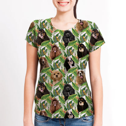 Amerikanischer Cocker Spaniel - Hawaii-T-Shirt V3