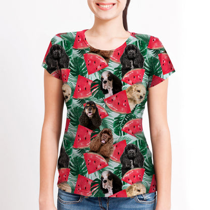 Amerikanischer Cocker Spaniel - Hawaii-T-Shirt V4