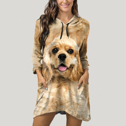 American Cocker Spaniel Mom - Hoodie With Ears V1