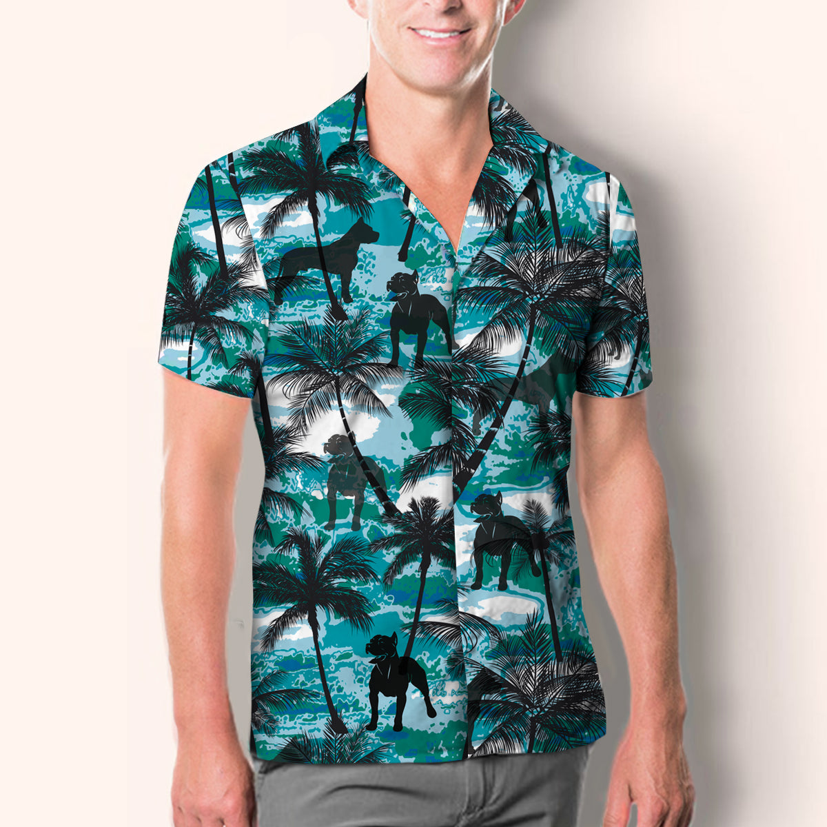 American Pit Bull Terrier - Hawaiian Shirt V1