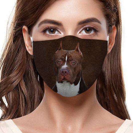 Masque F américain Pit Bull Terrier V1