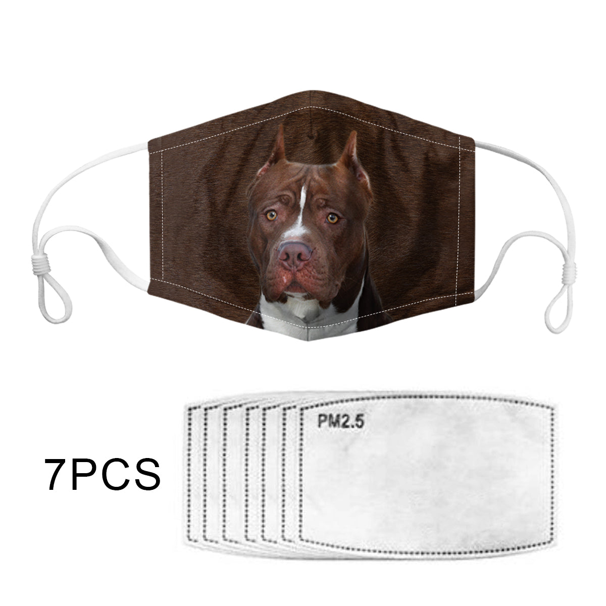 American Pit Bull Terrier F-Maske V1