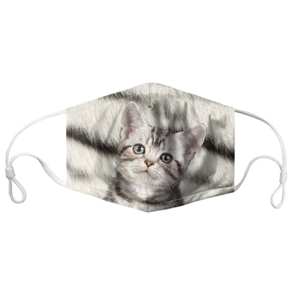 Masque F pour chat American Shorthair V1