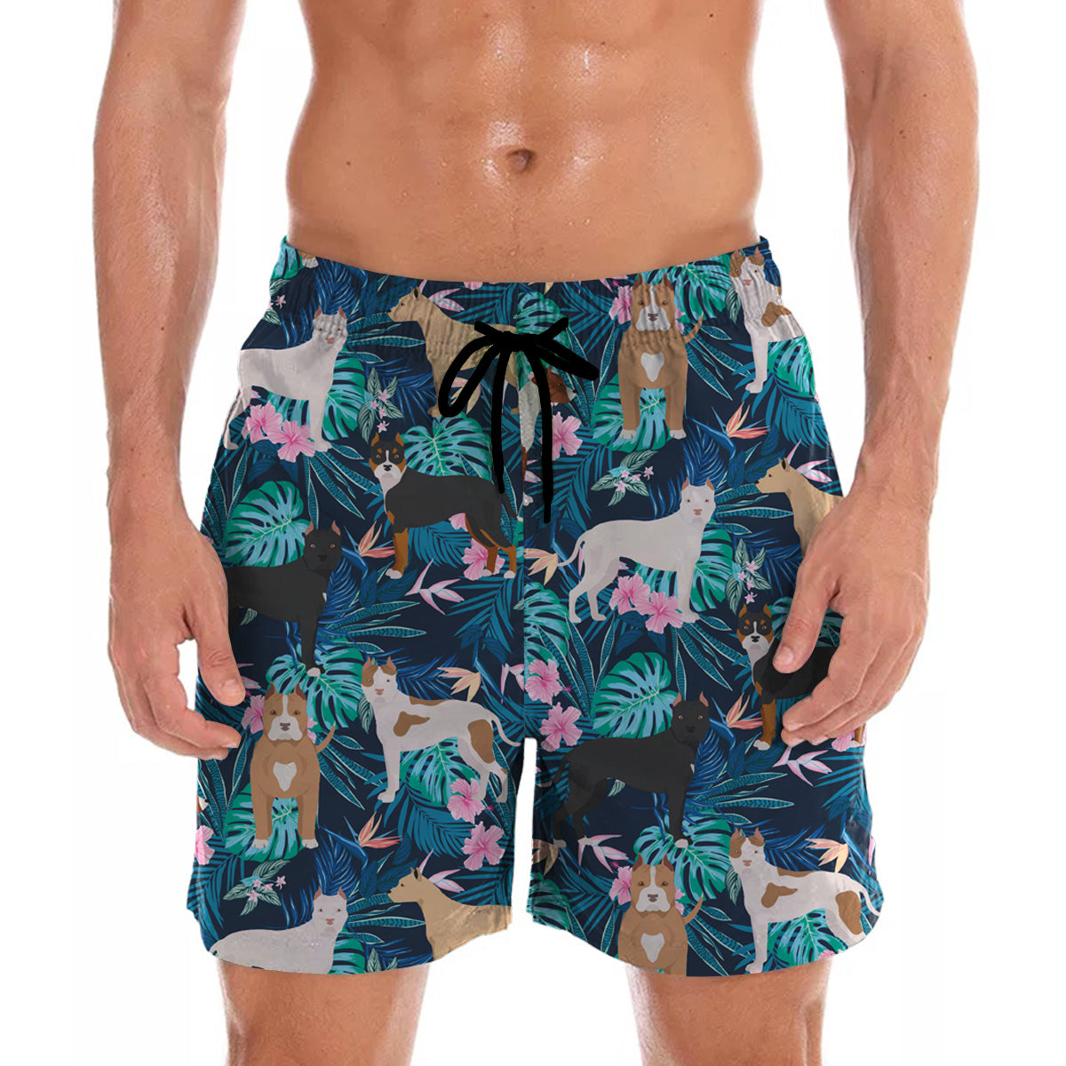 American Staffordshire Terrier - Hawaii-Shorts V1