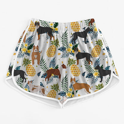 American Staffordshire Terrier - Colorful Women's Running Shorts V2