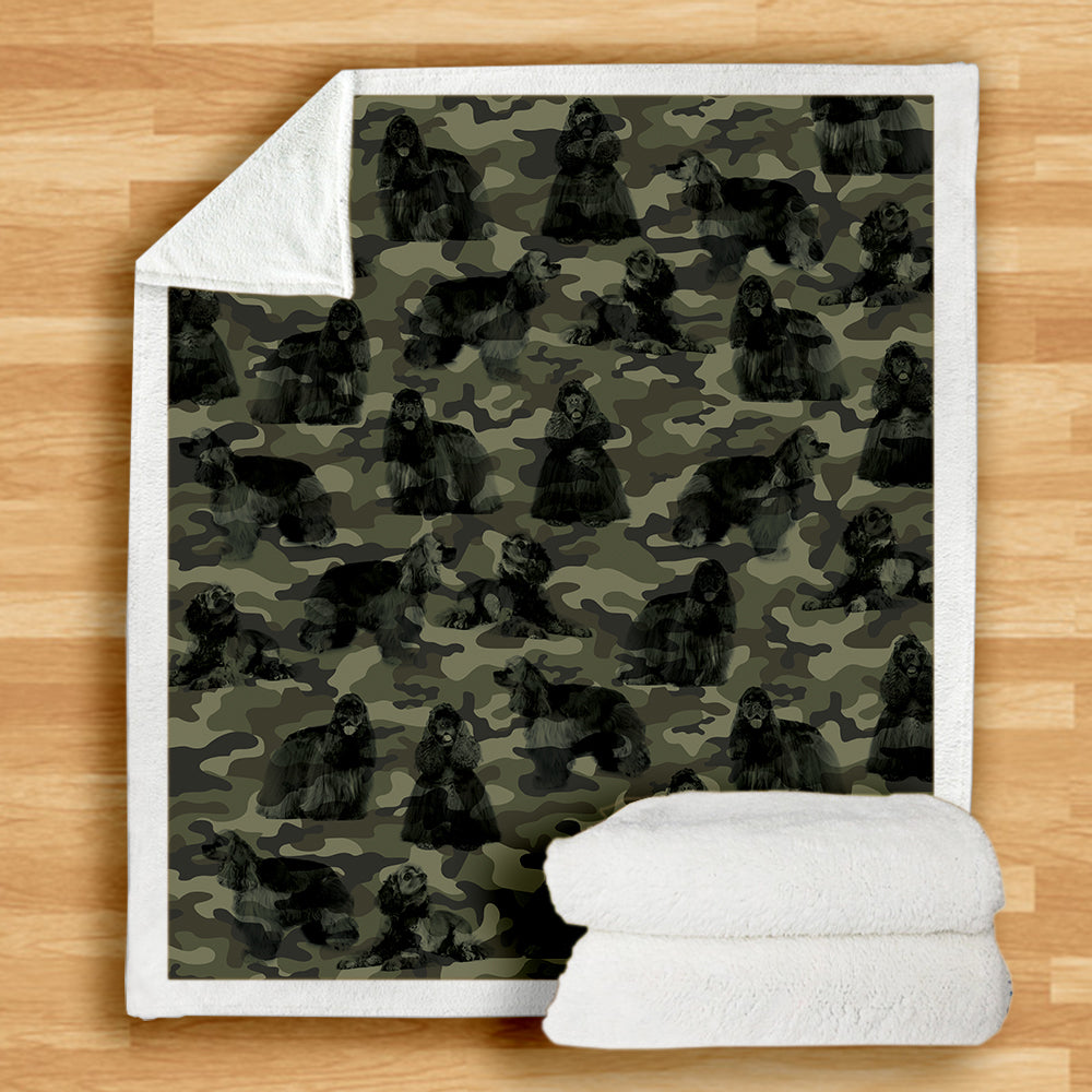 Couverture camouflage cocker américain V1