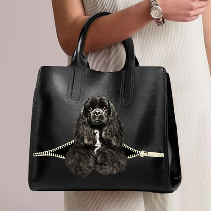 American Cocker Spaniel Luxury Handbag V2