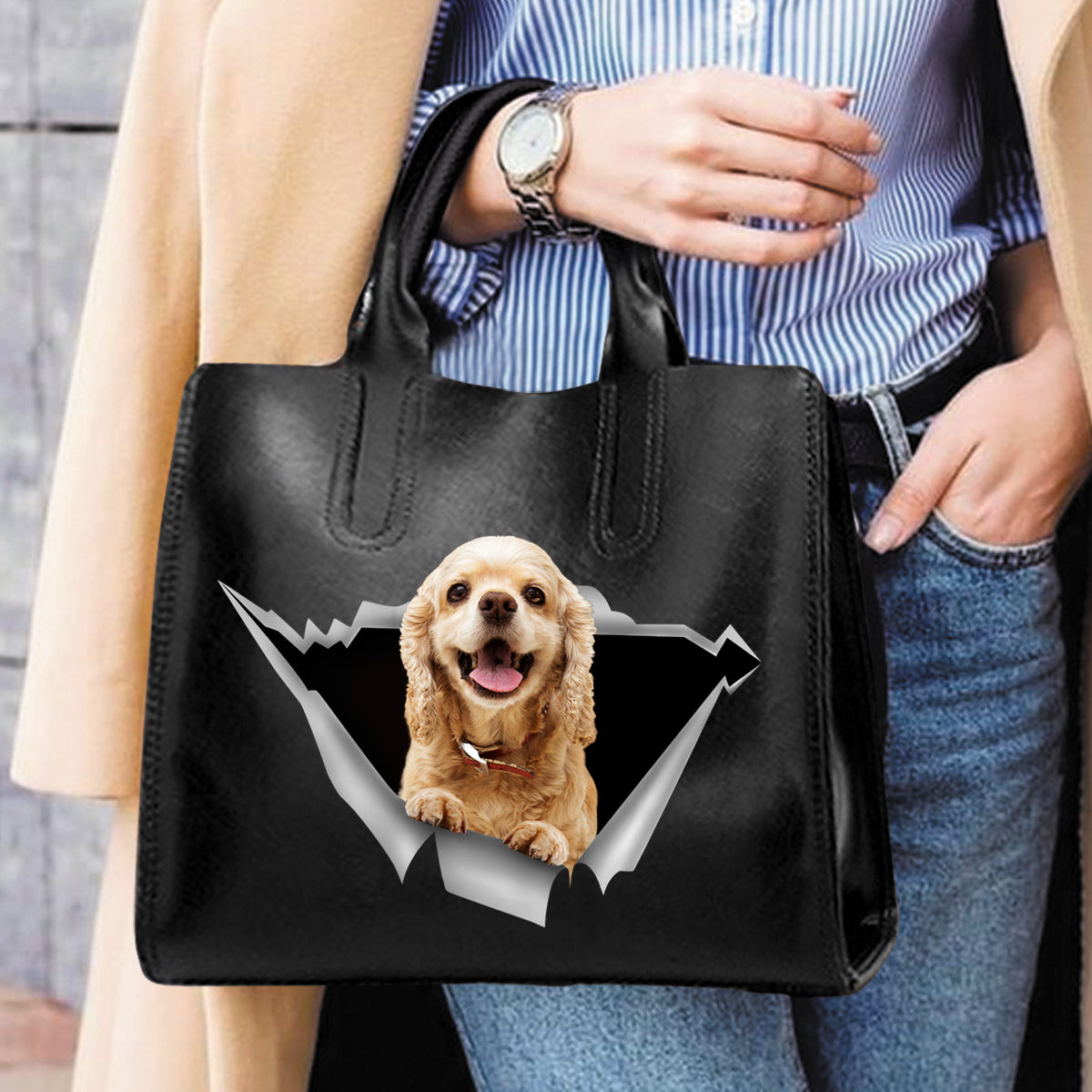 Sac à main de luxe American Cocker Spaniel V5
