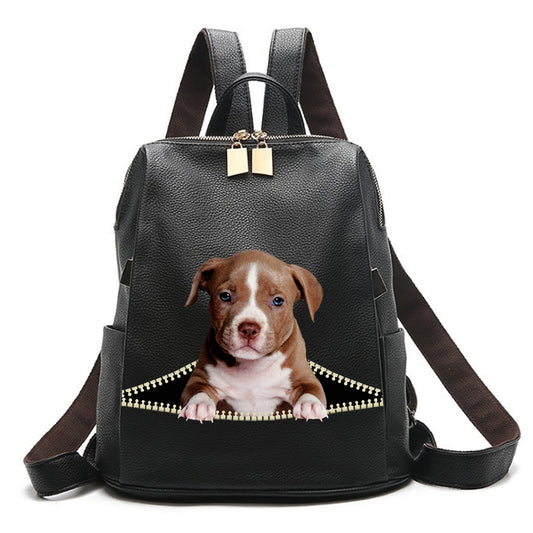 American Pit Bull Terrier Backpack V1