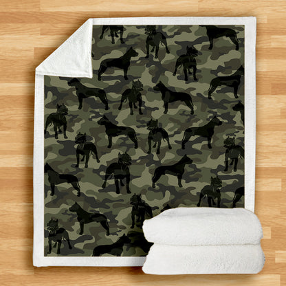 Couverture camouflage American Pit Bull Terrier V1