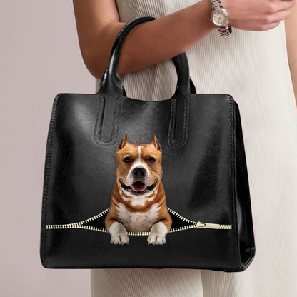 American Staffordshire Terrier Luxury Handbag V2