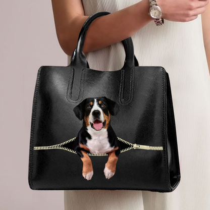 Appenzeller Sennenhund Luxus Handtasche V1