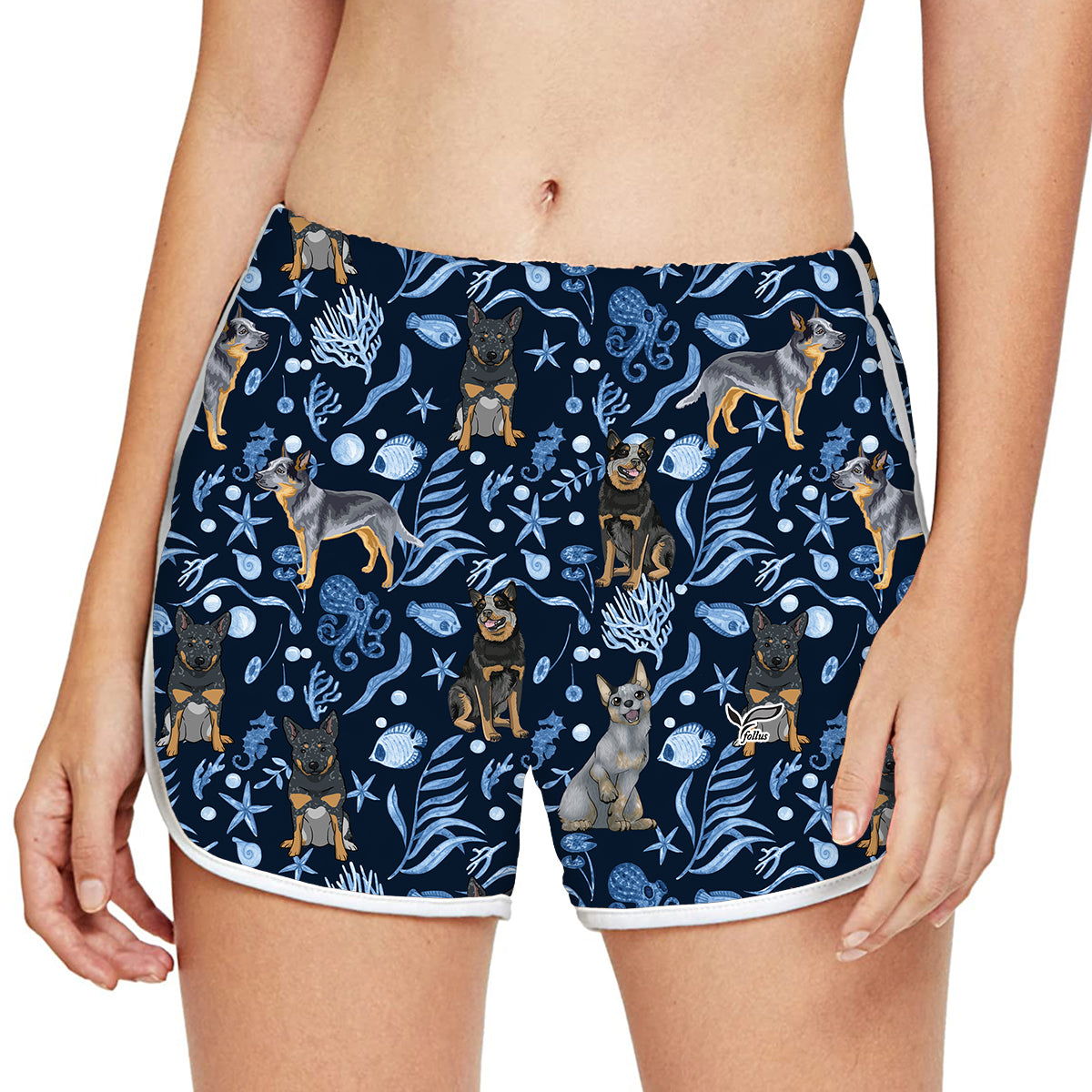 Australian Cattle - Colorful Women's Running Shorts V3