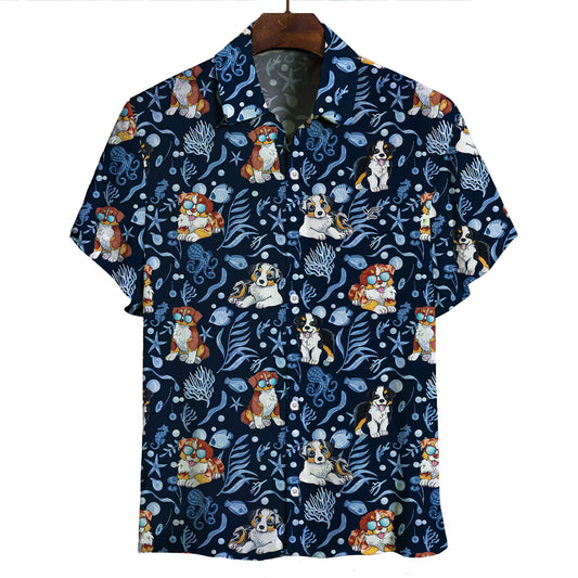 Australian Shepherd - Hawaiian Shirt V3