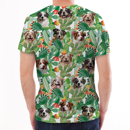 Australian Shepherd - Hawaiian T-Shirt V2