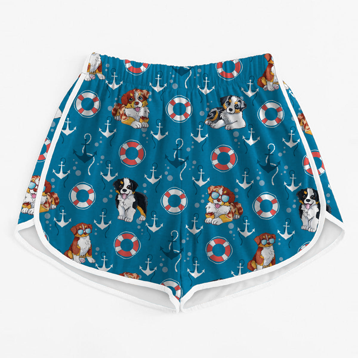 Australian Shepherd - Bunte Damen-Laufshorts V2