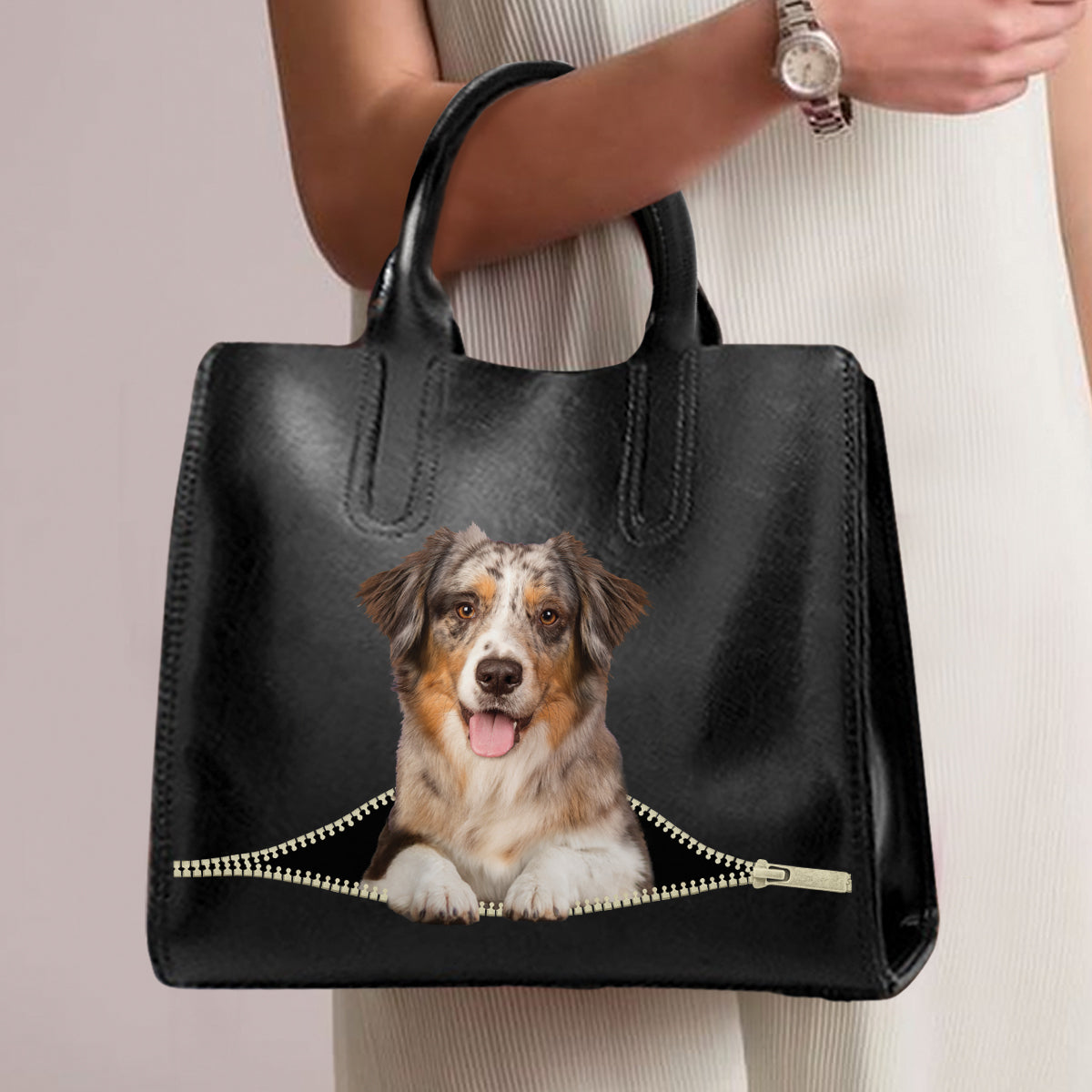 Australian Shepherd Luxury Handbag V3