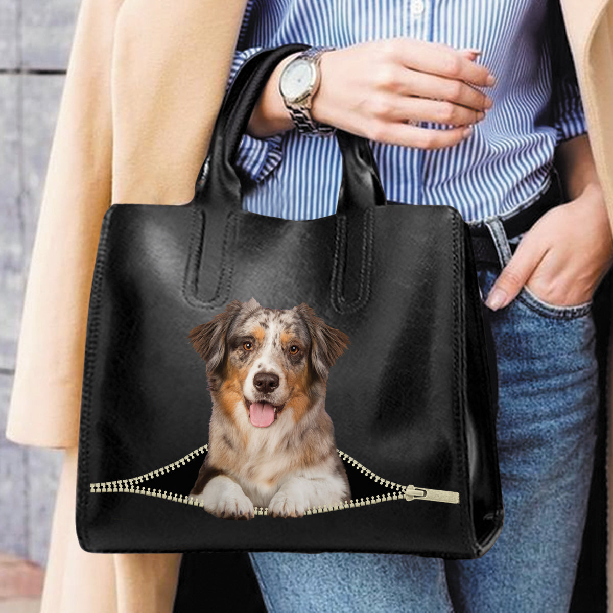 Australian Shepherd Luxury Handbag V3