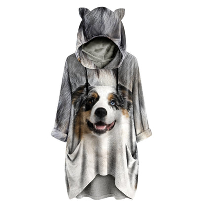 Australian Shepherd Mom - Hoodie With Ears V1