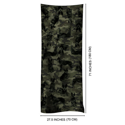 Australischer Rinder-Camouflage-Schal V1