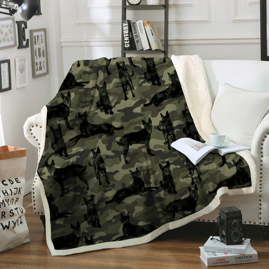 Australische Kelpie-Camouflage-Decke V1