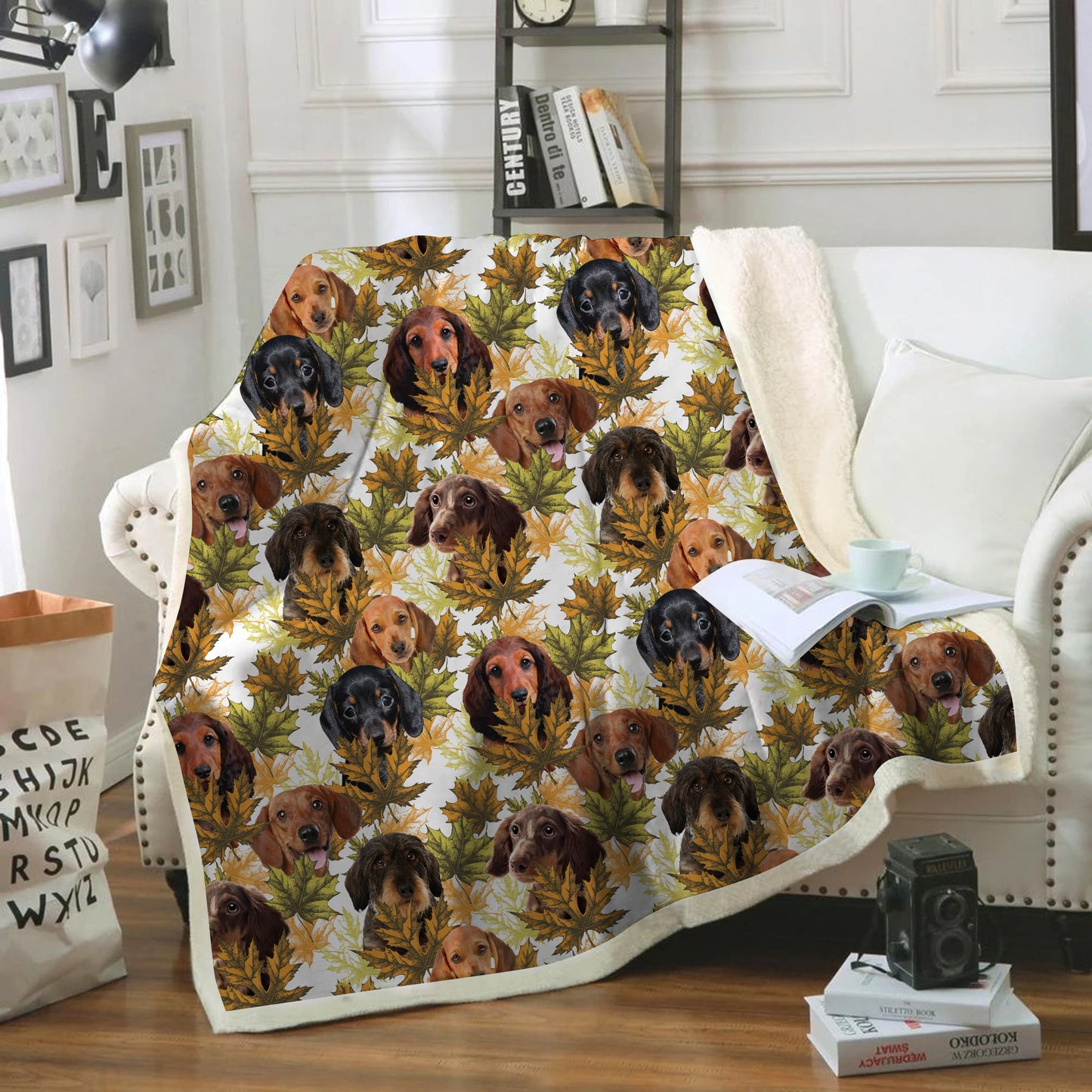 Fall-Winter - Dachshund Blanket V1