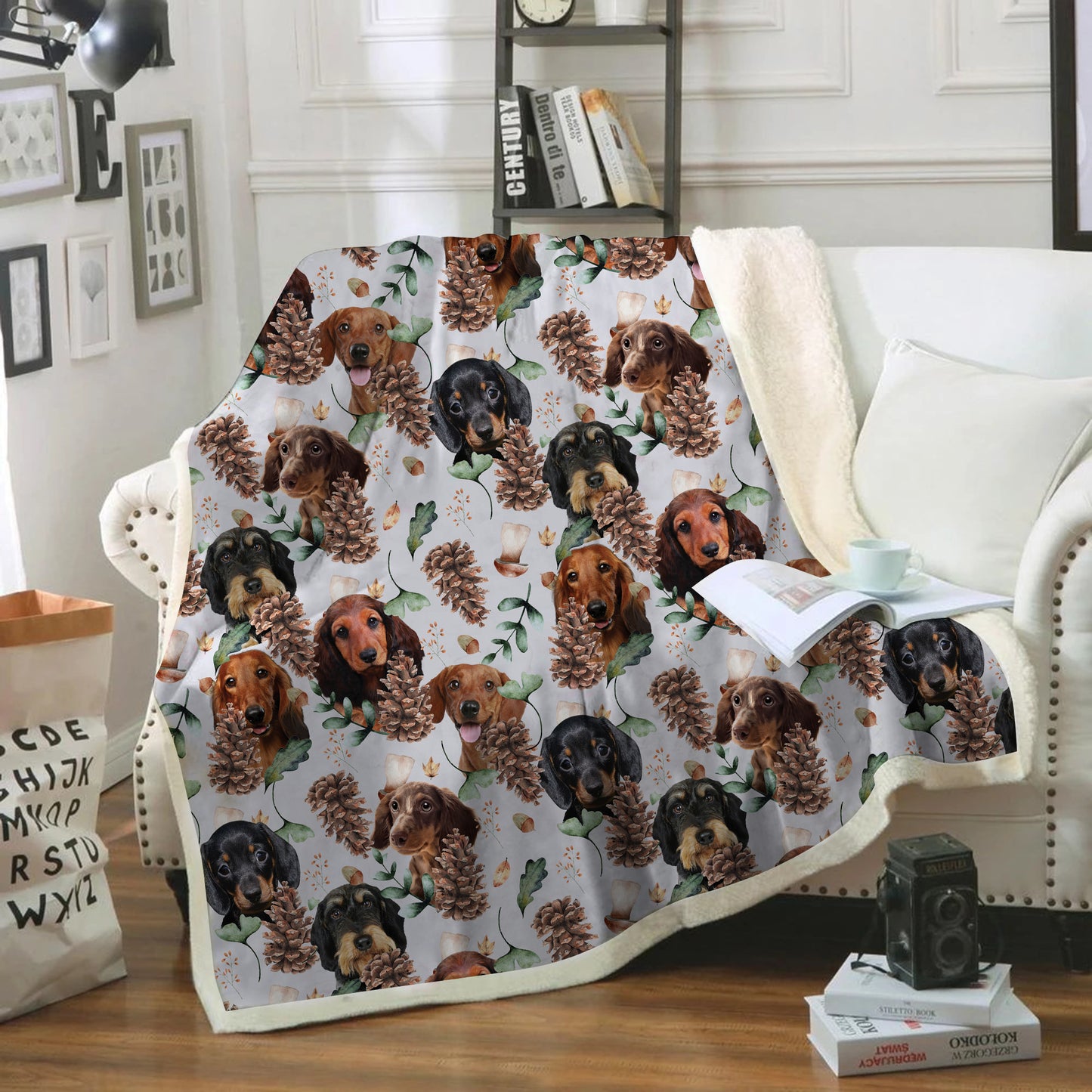 Fall-Winter - Dachshund Blanket V2