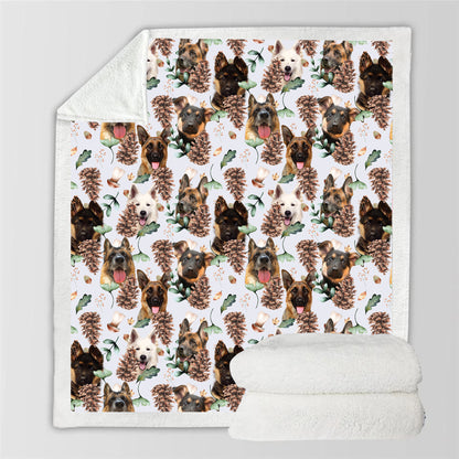 Fall-Winter - German Shepherd Blanket V1