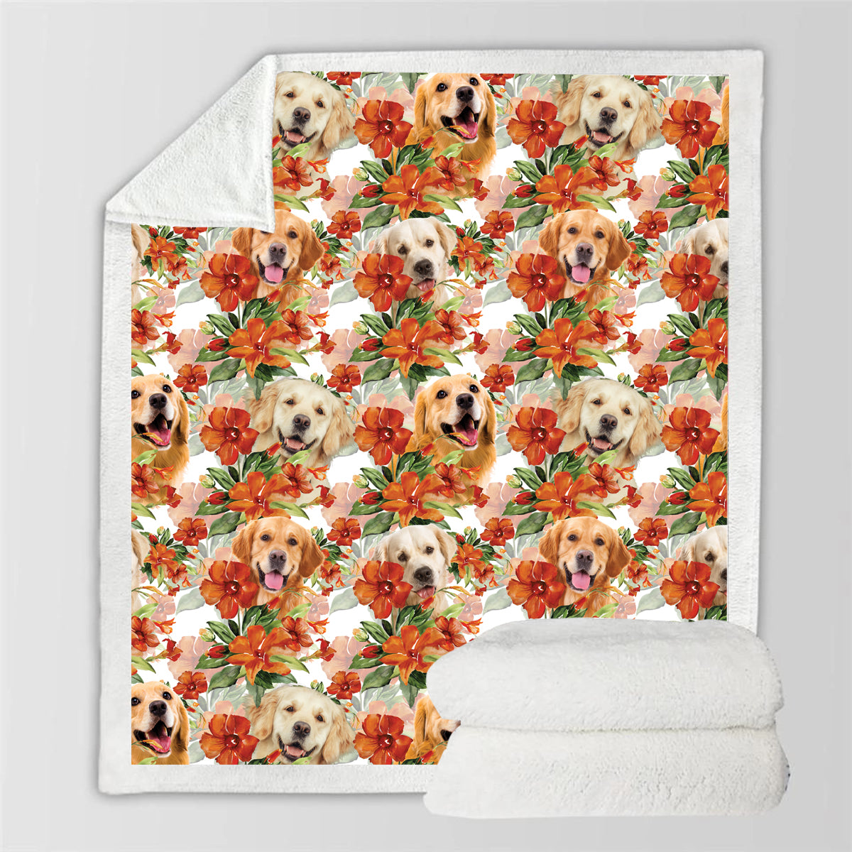 Fall-Winter - Golden Retriever Blanket V1