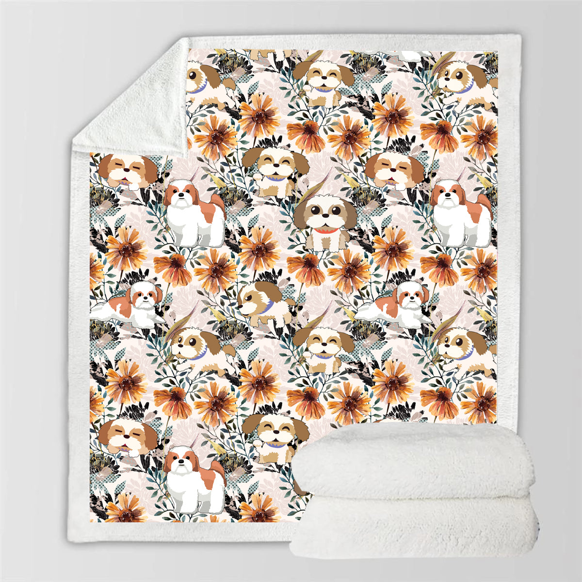 Fall-Winter - Shih Tzu Blanket V1