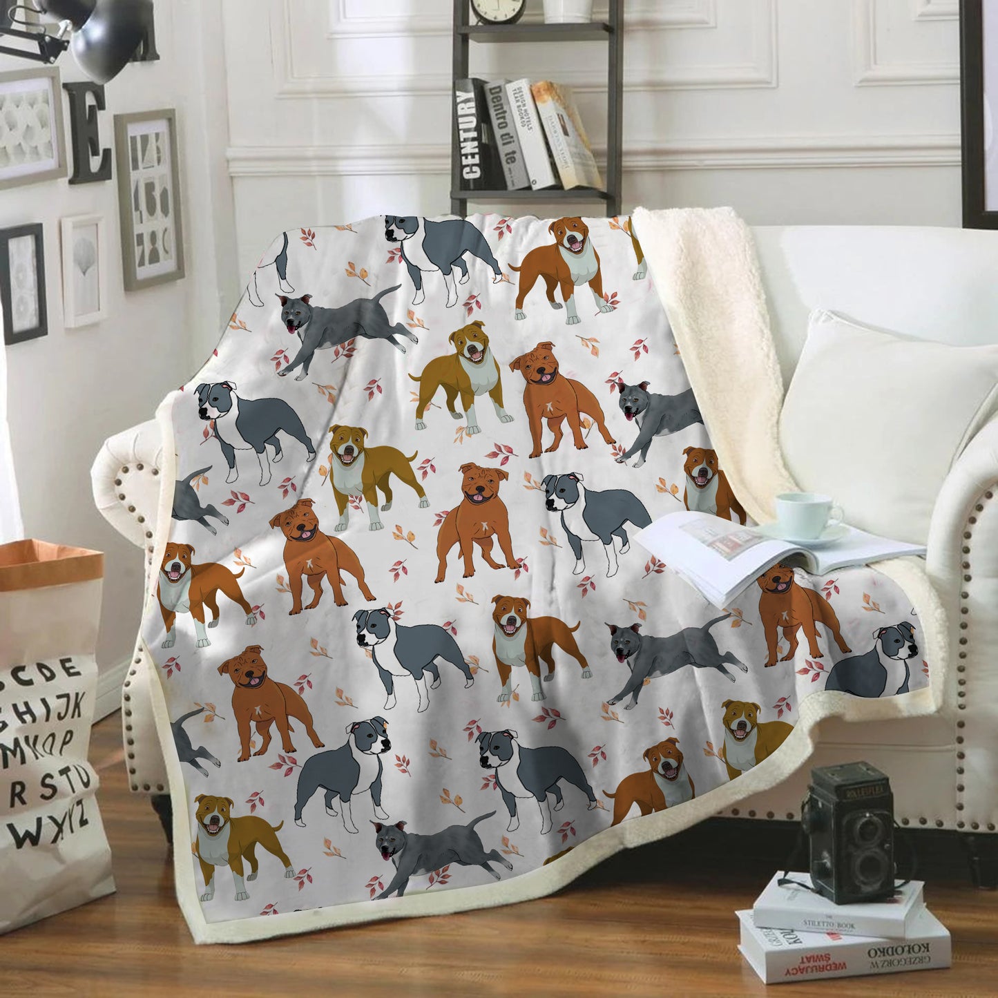 Automne-Hiver - Couverture Staffordshire Bull Terrier V2