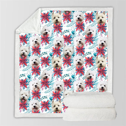 Fall-Winter - West Highland White Terrier Blanket V3