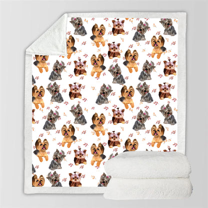 Fall-Winter - Yorkshire Terrier Blanket V3