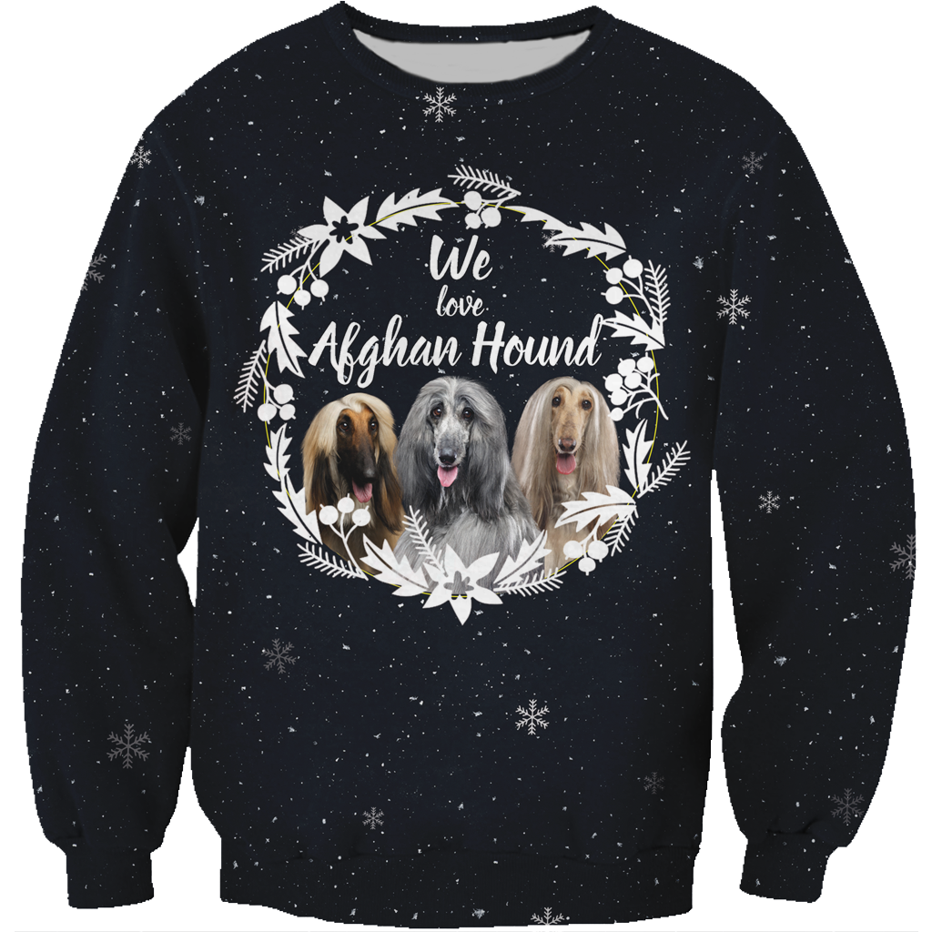 Fall-Winter Afghan Hound Sweatshirt V1