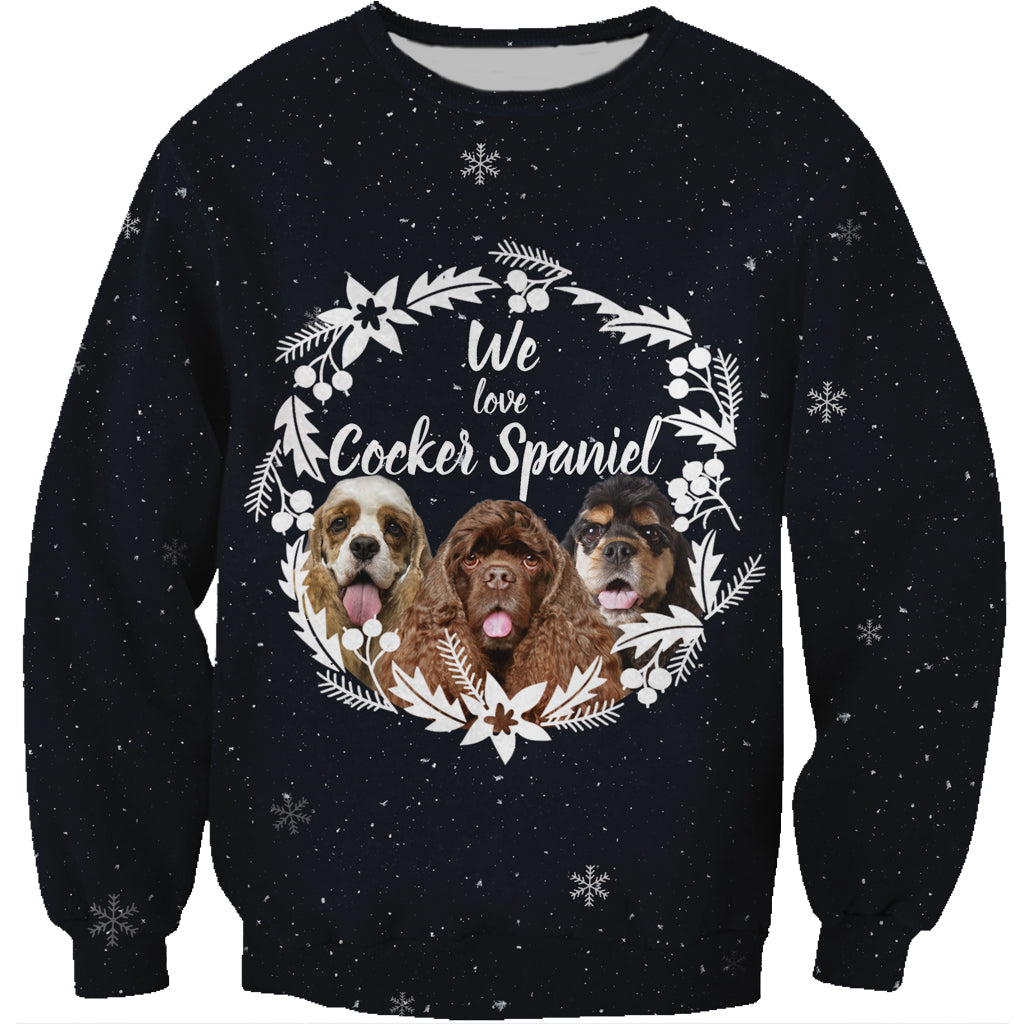 Fall-Winter American Cocker Spaniel Sweatshirt V2