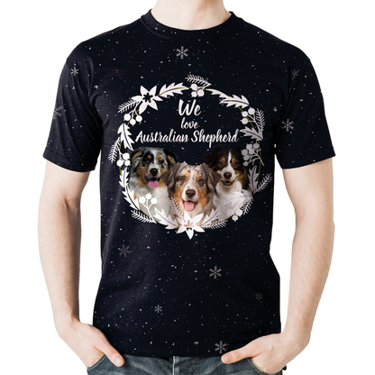 Fall-Winter Australian Shepherd T-shirt V1