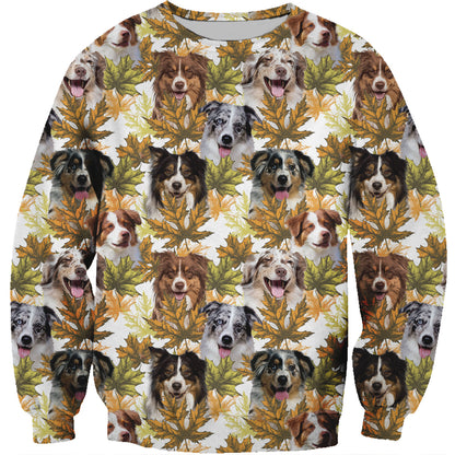 Fall-Winter Australian Shepherd Sweatshirt V1