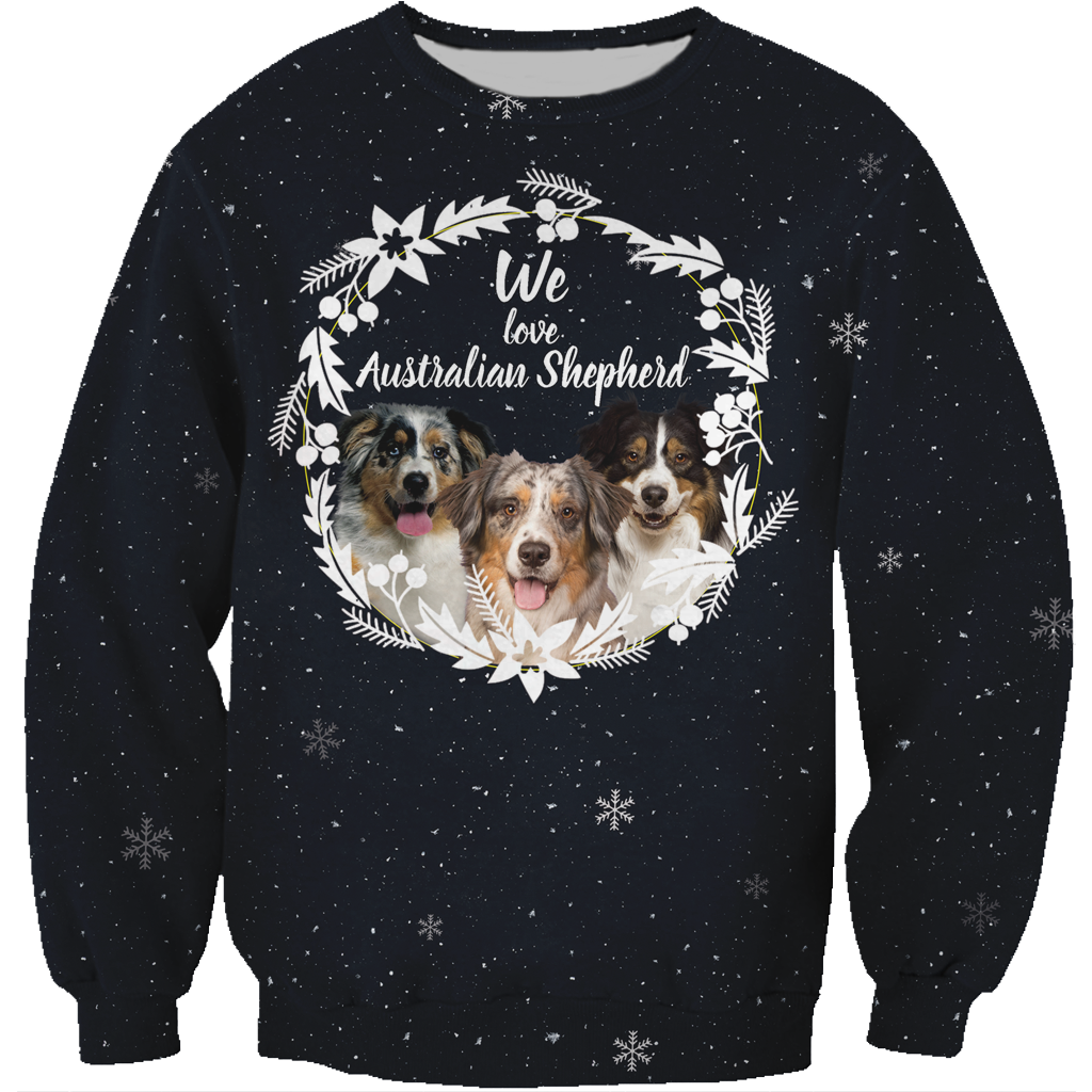 Herbst-Winter Australian Shepherd Sweatshirt V1