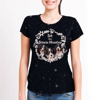 Fall-Winter Bernese Mountain T-shirt V1