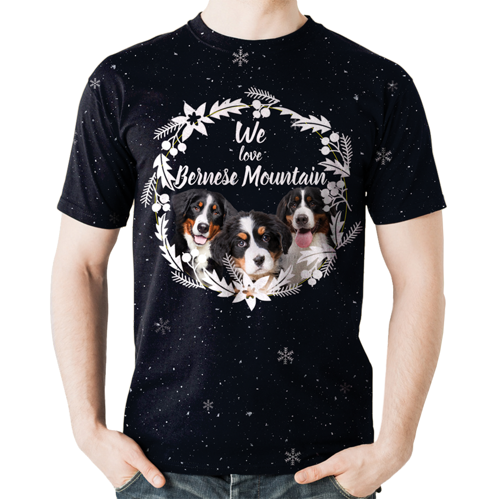Fall-Winter Bernese Mountain T-shirt V1