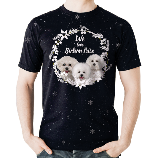 Fall-Winter Bichon Frise T-shirt V1