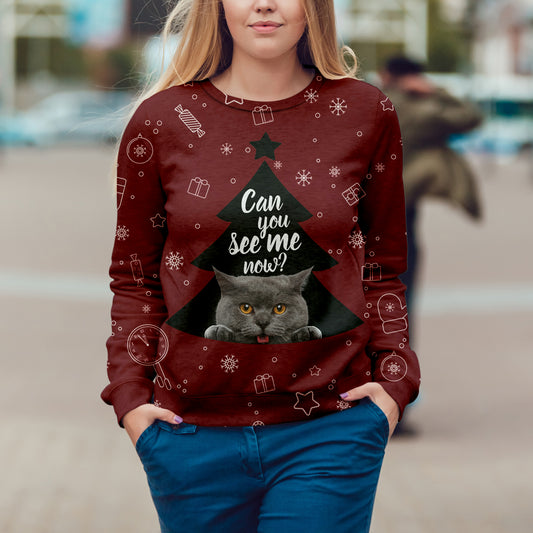 Sweat-shirt British Shorthair Cat Automne-Hiver V2