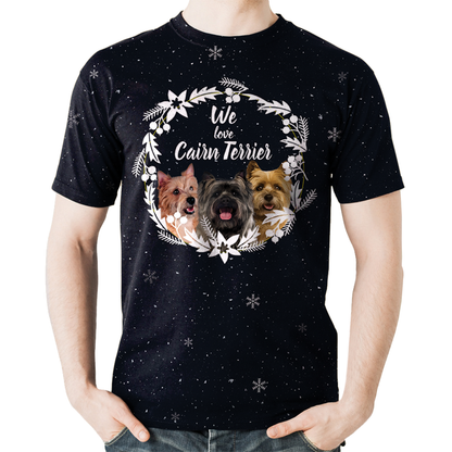 Fall-Winter Cairn Terrier T-shirt V1
