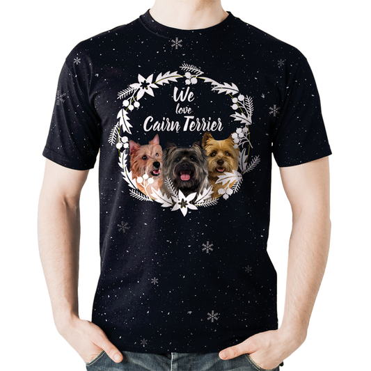 Fall-Winter Cairn Terrier T-shirt V1