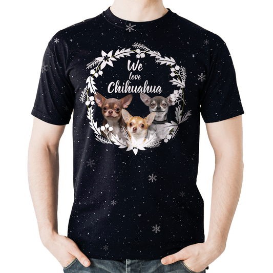 Fall-Winter Chihuahua T-shirt V1
