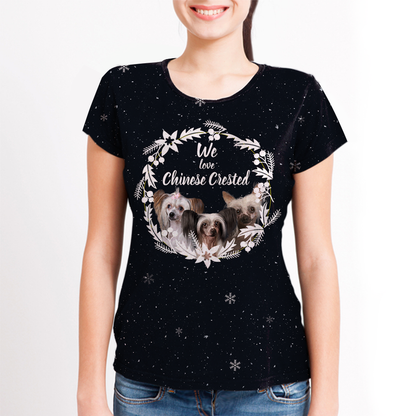 Fall-Winter Chinese Crested T-shirt V1