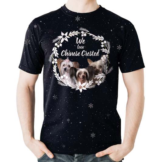 Fall-Winter Chinese Crested T-shirt V1